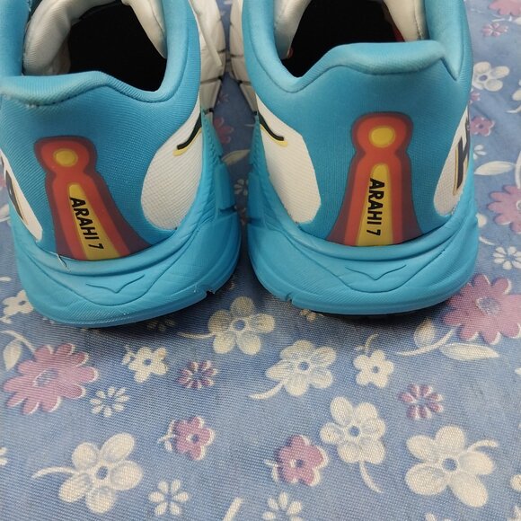 3280 HOKA One One Size 8 D Wide Anari 7. In Blue and White. Excellent Condition. - Picture 7 of 14